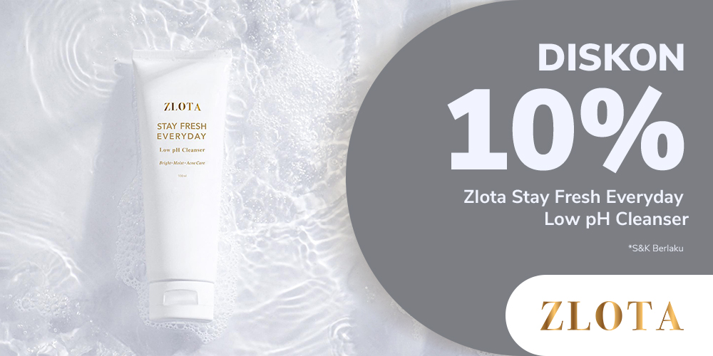 Gambar promo Promo Discount 10% Zlota Stay Fresh Everyday Low pH Cleanser dari Zlota